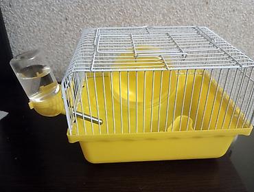 hamster satış: Hamster (xamyak) üçün qəfəs dəsti satilir. Dəstə daxildir: 1 eded su — 1