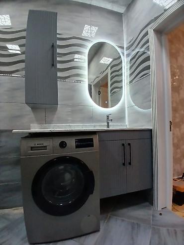 Hamam dolabları: Hamam üçün moydadır (rakovina dolabı ilə) Müasir dizaynda hazırlanmış — 1