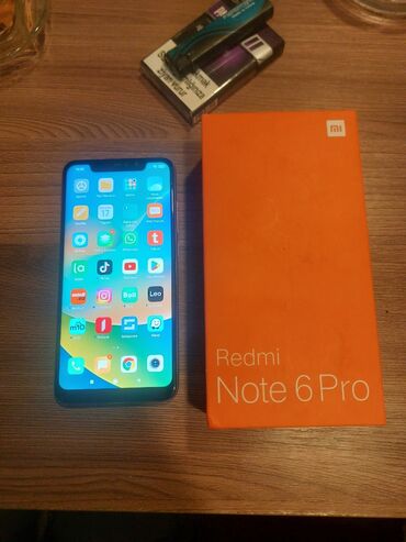 Xiaomi: Xiaomi Redmi Note 6 Pro, 64 GB, rəng - Qızılı, 
 Barmaq izi