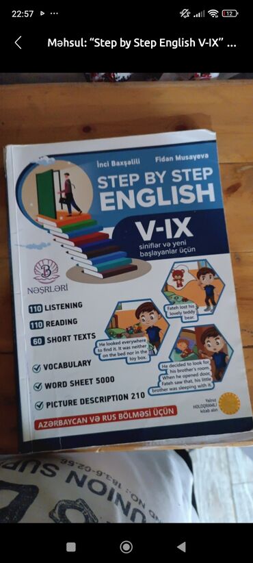 3 cu sinif azerbaycan dili pdf yukle: Məhsul: “Step by Step English V-IX” dərs vəsaiti - Müəlliflər: İnci
