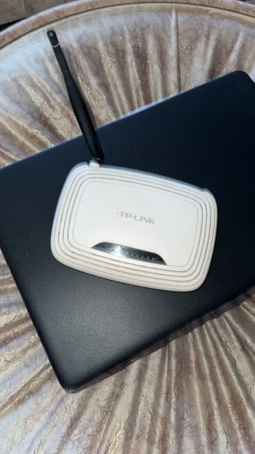 modem temiri: İşlənmiş 1 antenalı işlək vəziyyətdə router satılır