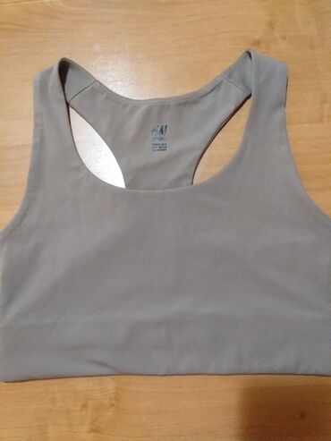 crop top c a: H&M, S (EU 36), Single-colored, color - Grey