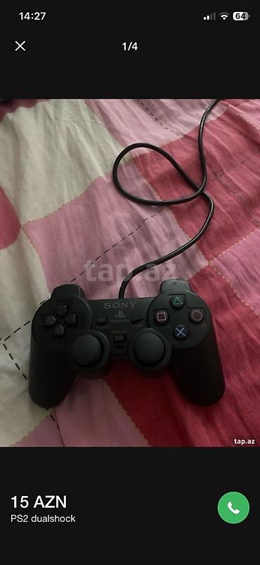 dynacord 2: PS2 DualShock pultu PlayStation 2 üçün simli DualShock oyun pultu — 4