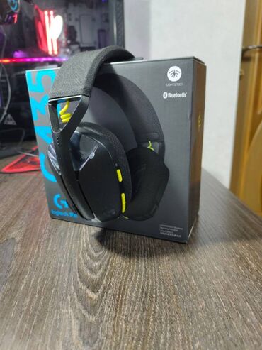 logitech g435 бишкек: Толук габариттүү, Logitech, Колдонулган, Электр зымсыз (Bluetooth), Классикалык