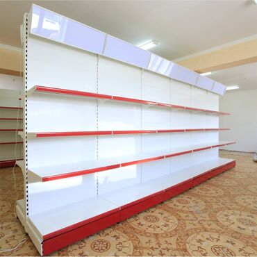 Стеллажи: Металлический стеллаж сборный, торговые стеллажи, железная мебель — 2