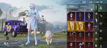 optitech vitamin c: PUBG Mobile oyununda istifadə edilən buz rəngli, uzun palto, şalvar