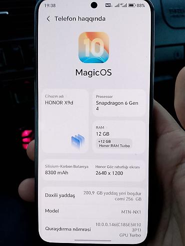 xiaomi note 12 s: Honor X9d, 256 GB, rəng - Qara — 1