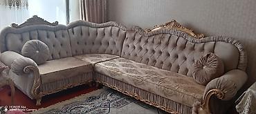 - Məhsul: Künc divan dəsti - Üslub: Klassik/barokko dizayn, oyma