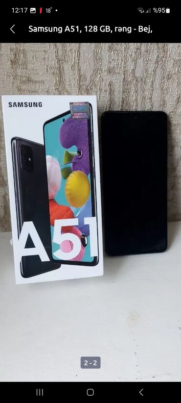 azercell nömrələr satışı: Samsung A51, 128 GB