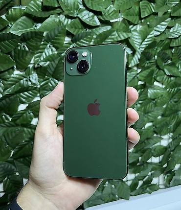 13 note pro: IPhone 13, 128 GB, Alpine Green, Zəmanət, Simsiz şarj, Face ID — 1