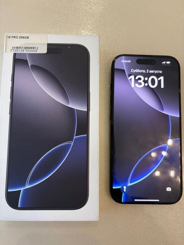 IPhone 16 Pro, 256 GB, Black Titanium, Face ID