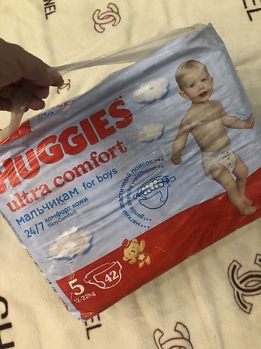 Детская гигиена и уход: Подгузники Huggies, Размер 5, Одноразовые — 2