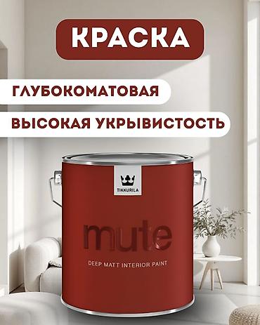 Лакокрасочные материалы: MUTE - это совершенно новая краска для стен с глубокоматовым эффектом — 1