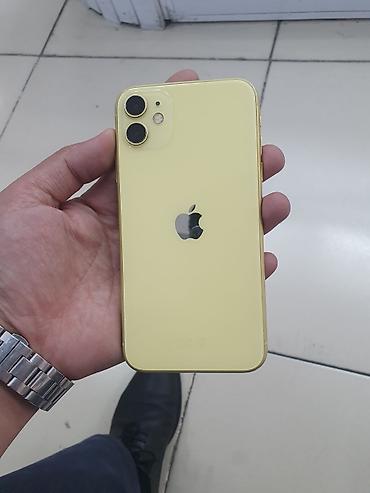 Apple iPhone: IPhone 11, Б/у, 64 ГБ, Желтый, Защитное стекло, Чехол, 100 % — 3