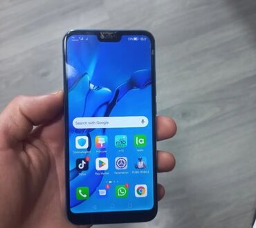 telefon tecili: Honor 10, 64 GB, rəng - Göy, Face ID