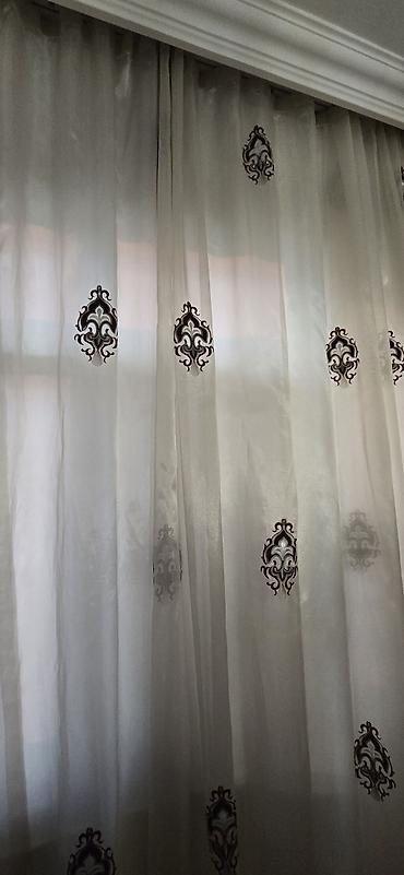 Ev üçün dekor: 2 eded perde 6 metr ayri ayriliqda 15 manatdi — 2