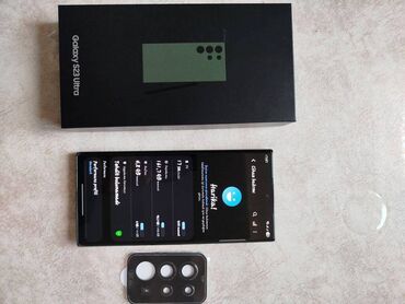 Samsung Galaxy S23 Ultra, 256 GB, rəng - Yaşıl, Zəmanət, Düyməli, Barmaq izi