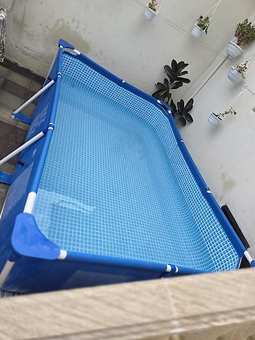 Karkas hovuzları: Hovuz satılır ! 3m×2m×75sm Hovuz satılır az işlənib hec problemi — 7