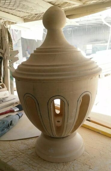 Bitkilər üçün dibçəklər: Daşdan hazırlanmış dekorativ güldanlar. Bu güldanlar bağınızda və ya — 23