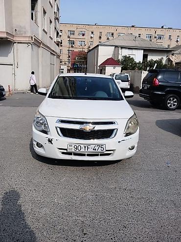 porsche satisi: Chevrolet Cobalt sedan – ağ rəng Ili 2024 Qaz balon var texpasporta — 1