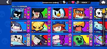 atomic heart: Аккаунт Brawl Stars - Путь к славе: 107060 трофеев (рекорд 107062) — 2