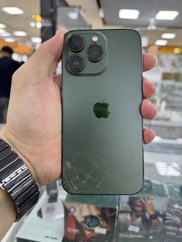 Apple iPhone: IPhone 13 Pro, Б/у, 128 ГБ, Зеленый, 78 %