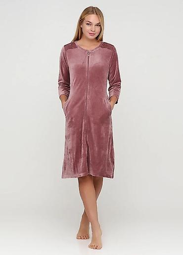 Домашние костюмы: Женские халаты Велюровые халат Тёплые халаты Модные халаты Одежда — 22