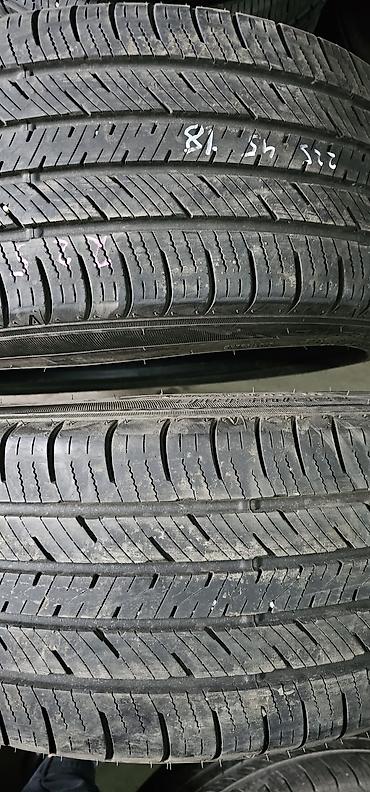 6700: Шины 225 / 45 / R 18, Лето, Б/у, Пара, Легковые, Таиланд, Falken — 1