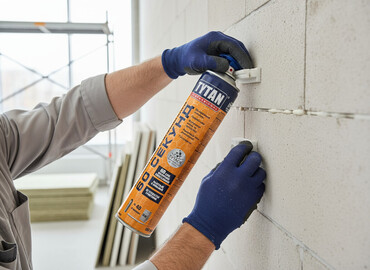 клеевый пистолет: Многоцелевой клей Tytan Professional в баллонах предназначен для