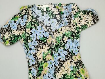 bluzki z bufiastymi rękawami w kwiaty: Bluzka Damska, H&M, XS, stan - Dobry