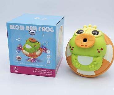 пляжные балоны: Игрушка “Blow Ball Frog” — забавная лягушка-сфера с эффектом парящего — 1