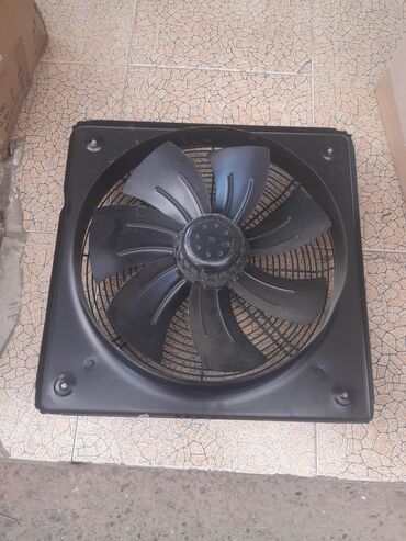 Ventilyatorlar: Sənaye tipli divar ventilyatoru - Korpus: kvadrat metal panel, ön — 2