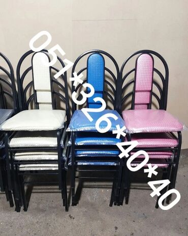 Bağ, çöl oturacaqları: Yeni, Sadə stul, Metal, Azərbaycan — 2