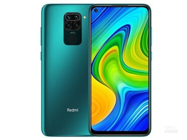 Redmi: Redmi, Redmi Note 9, Б/у, 64 ГБ, цвет - Зеленый, 2 SIM, eSIM