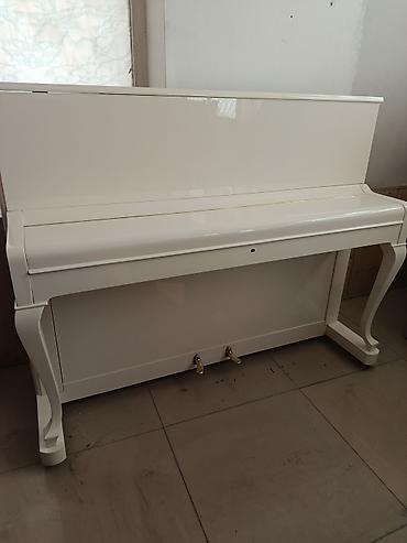 Пианино: Petrof upright piano – klassik dizaynlı ağ rəngdə akustik model — 6