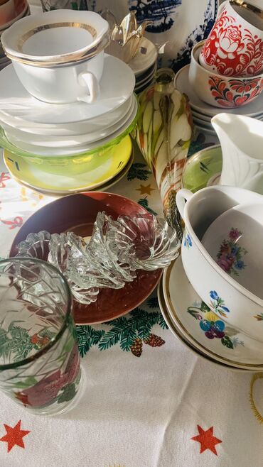 Наборы посуды: 📌📌 До 8 января Посуда СССР кофейные сервизы блюдца рюмки — 8