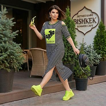 лен платья: Повседневное платье, Лето, Длинная модель, Лен, Сарафан, 5XL, 6XL, 7XL — 5