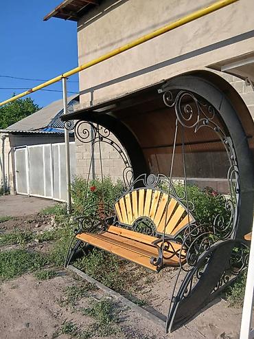 купить качели: Садовые качели Металл, Со спинкой, С крышей — 8