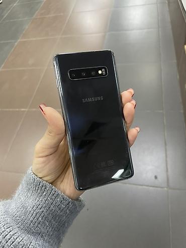 second hand mobile: Samsung Galaxy S10 (модель SM‑G973F/DS), цвет черный. Ключевые — 1