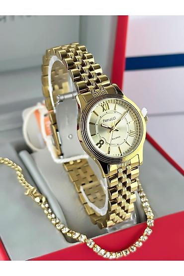 gümüş bilerzik: Ferrucci MILANO qadın qol saatı - Brend: Ferrucci (MILANO seriyası) - — 7