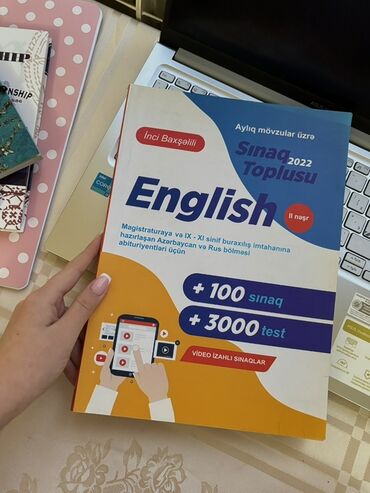 сборник тестов по русскому языку 2020: Məhsul: “English – Aylıq mövzular üzrə Sınaq Toplusu” (İnci Baxşəlili