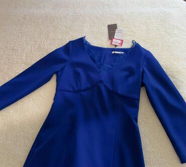 Haljine: L, bоја - Tamnoplava, Večernji, maturski, Dugih rukava — 10