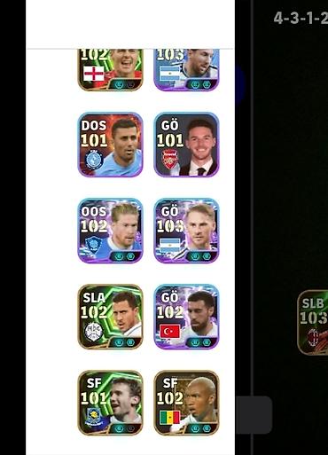 pes 2022 mobile: EFootball 2024 hesabı – güclü heyət və hazır taktika - Komanda — 3