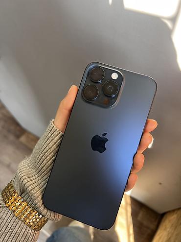 Apple iPhone: IPhone 15 Pro Max, Б/у, 512 ГБ, Black Titanium, Чехол, 84 % — 3