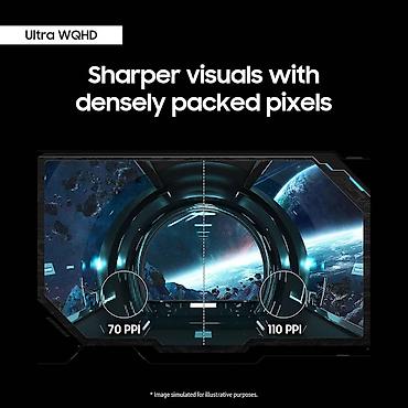 Мониторы: Монитор, Samsung, Б/у, OLED, 34" - 35" — 7