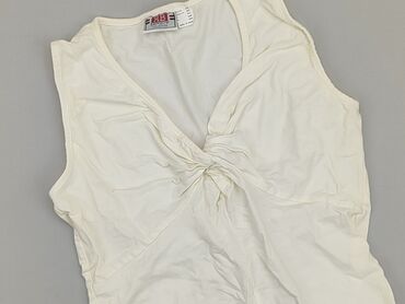 białe t shirty w serek damskie: L (EU 40), condition - Good