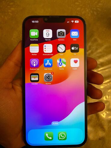 iphone 128gb: IPhone 13 Pro Max, 128 GB, Mavi, Barmaq izi, Face ID, Sənədlərlə