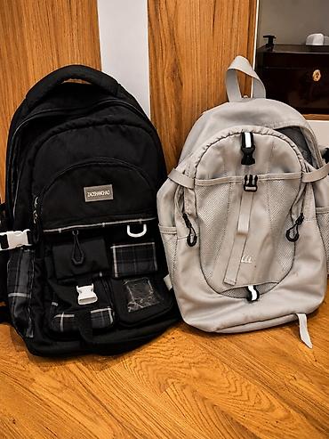 sumka kişi: İki ədəd çoxcibli gündəlik bel çantası dəsti. 🎒 Ağ çanta (10 AZN) Ağ — 1