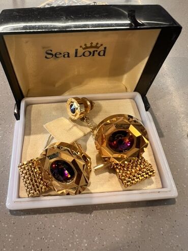 tek qas uzuk: Sea Lord kişi aksesuar dəsti - Brend: Sea Lord - Tərkib: 2 ədəd qol
