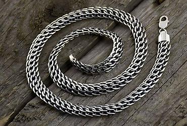 Серебряные цепочки: Цепочка, Проба 960, Мужские, Новый — 25